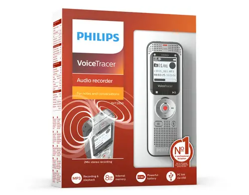 Voice Tracer DVT2050/00 dictáfono Tarjeta flash Plata - Imagen 8