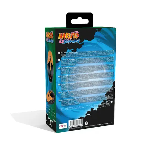 Naruto KX GAMING MOUSE ratón Juego Ambidextro USB tipo A Óptico 3600 DPI - Imagen 10