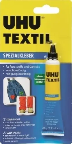 PEGAMENTO UHU TEXTIL 20g - Pack de 10 unidades