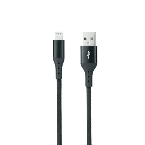 Cable Lightning a USB 2.0, Lightning/M -USB A/M, Negro, 1 m - Imagen 2