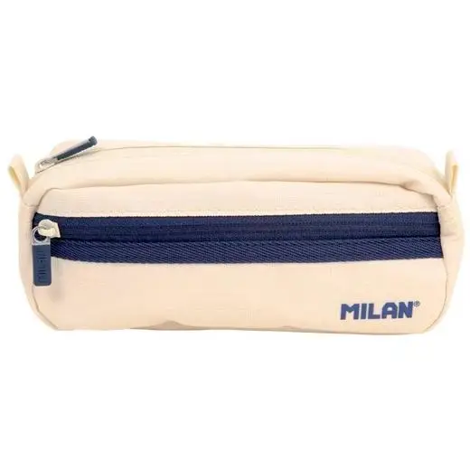 MILAN ESTUCHE RECTANGULAR 2 CREMALLERAS SERIE 1918 BEIGE