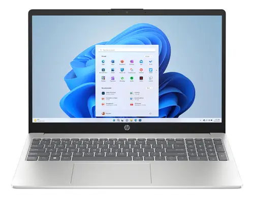 15-fc0088ns AMD Ryzen 3 7320U Portátil 39,6 cm (15.6") Full HD 8 GB LPDDR5-SDRAM 256 GB SSD Wi-Fi 6 (802.11ax) Windows 11 Home in S mode Plata - Imagen 1
