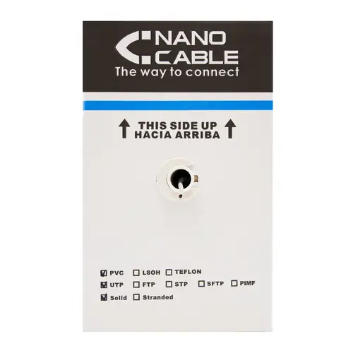 CABLE RED RJ45 CAT.5E UTP RIGIDO AWG24, 305 M - Imagen 2