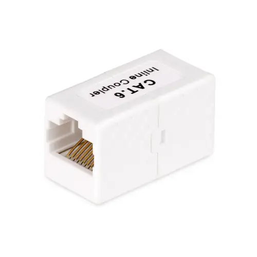 Acoplador RJ45 - Acoplador UTP - Acoplador de Cable de Red - Conector sin Blindar T568 - Cat6 - Hembra a Hembra - Extensión de Cableado de Red RJ45 sin Blindaje - Imagen 2