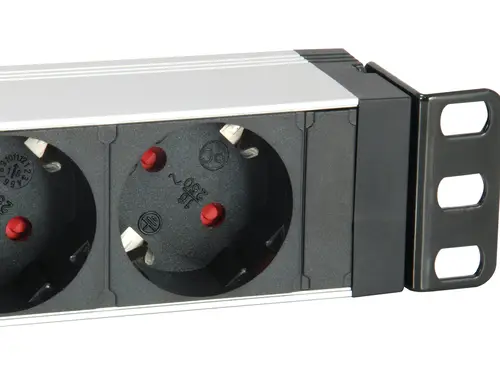 333309 base múltiple 1,8 m 7 salidas AC Interior Negro, Blanco - Imagen 4