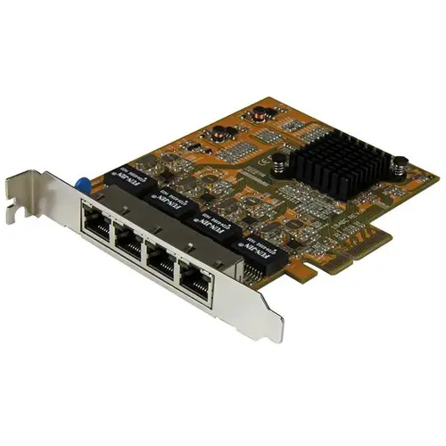 Tarjeta de Red PCI Express Ethernet Gigabit con 4 Puertos RJ45 - Imagen 1