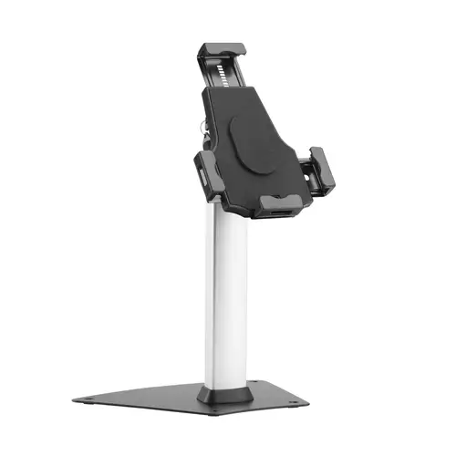 Soporte Antirobo de Sobremesa Ajustable (1 Pivote) para Tablet, Negro - Imagen 1