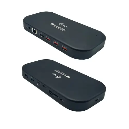 Thunderbolt 3/USB-C Dual 4K Docking Station + USB-C to DisplayPort Cable (1,5 m) + Power Delivery 60W - Imagen 1
