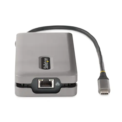 Adaptador Multipuertos USB-C - HDMI/DP 4K a 60Hz - Hub Ladrón USB de 3 Puertos - Power Delivery de Paso de 100W - GbE - Docking Station USB Tipo C de Viajes - Cable de 30cm - Imagen 7