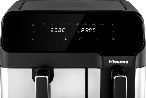 HAF2900D Doble 8,6 L Independiente 1700 W Freidora de aire caliente Negro - Imagen 8