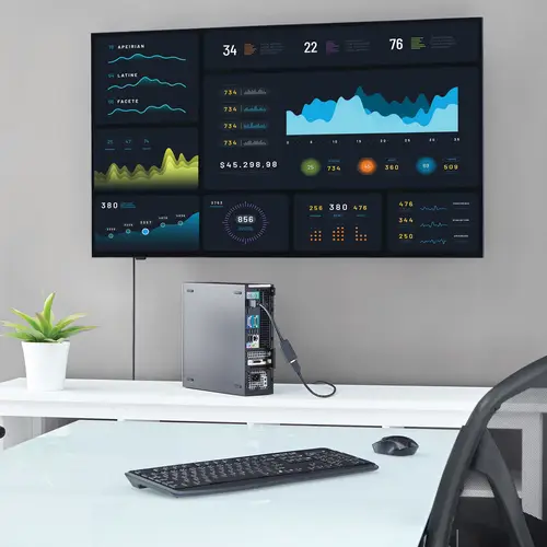 Adaptador de Vídeo DisplayPort a HDMI - Conversor DP - 1920x1200 - Pasivo - Imagen 3