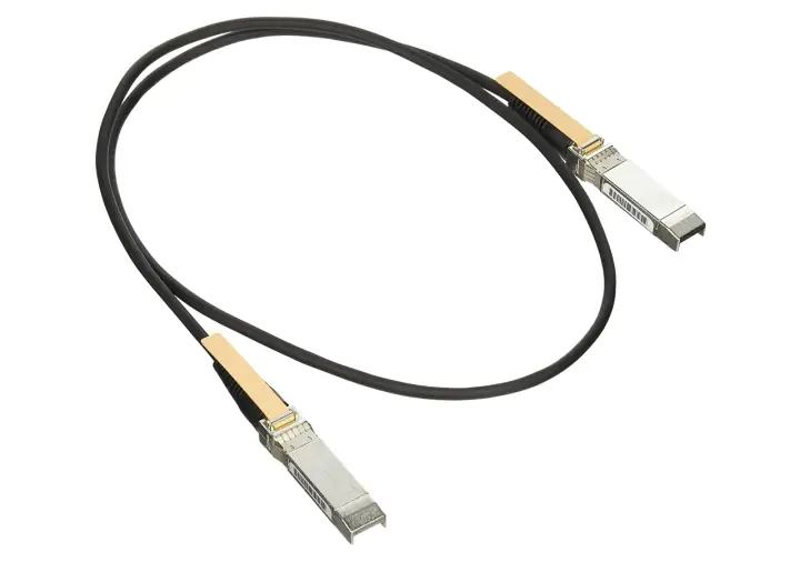 10GBASE-CU SFP+ Cable 1 Meter Cable de fibra óptica e InfiniBand 1 m SFP+ Negro