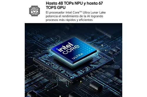 Gram Pro 16Z90TS-G.AU99B ordenador portatil Copilot+ PC Intel Core Ultra 9 288V Portátil 40,6 cm (16") 2.5K 32 GB LPDDR5x-SDRAM 1 TB SSD Wi-Fi 7 (802.11be) Windows 11 Home Gris - Imagen 8