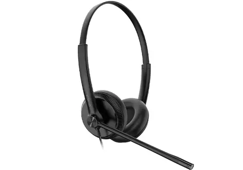 YHS34 Auriculares Alámbrico Diadema Llamadas/Música Negro - Imagen 1