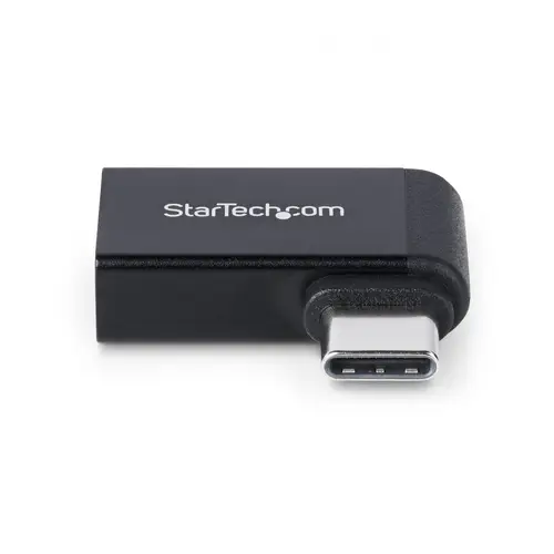 Adaptador Acodado USB-C a USB-A - USB Tipo C - Conversor Compacto USB Tipo C Macho a USB Hembra - Carcasa de Metal - 5Gbps - Imagen 3