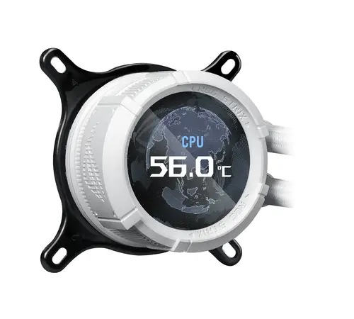 ROG Strix LC III 360 ARGB White Edition Procesador Sistema de refrigeración líquida todo en uno 12 cm Blanco - Imagen 5