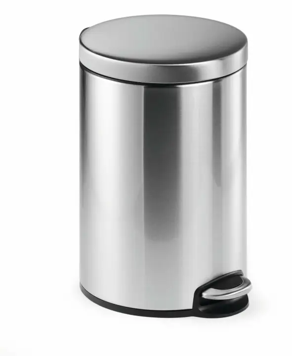 340123 papelera 12 L Alrededor Acero inoxidable