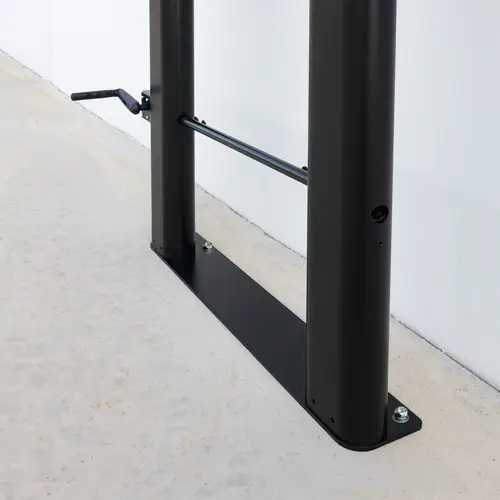 Lottus Soporte de Suelo/Pared Fijo con Regulación de Altura para Pantallas 55"-100", Negro - Imagen 8