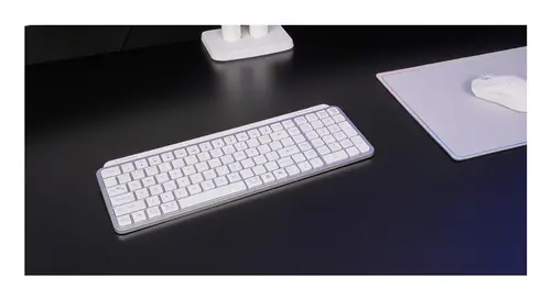 MK-SILENKEYS teclado Universal RF Wireless + Bluetooth QWERTY Español Blanco - Imagen 4