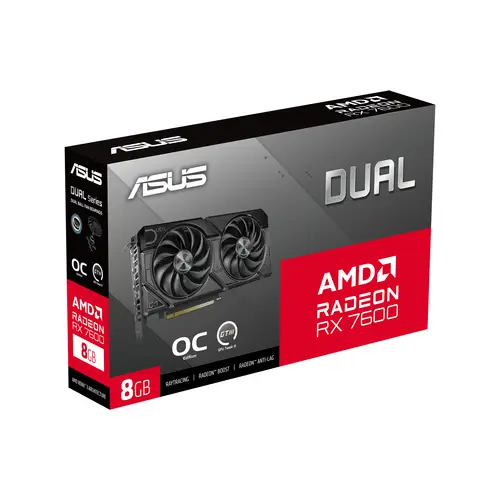 Dual -RX7600-O8G-EVO AMD Radeon RX 7600 8 GB GDDR6 - Imagen 13