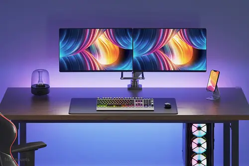 NM-D775DXBLACK Brazo de monitor 10-32" - resorte de gas - Topfix - Tope-a-180° - Imagen 16