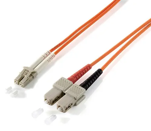 LC/S? 62.5/125µm 1.0m Cable de fibra óptica e InfiniBand 1 m SC Naranja - Imagen 1