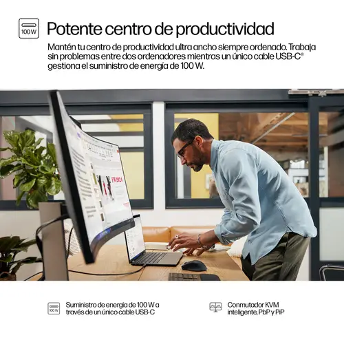 Series 5 Pro Monitor de videoconferencia WQHD USB-C Pro de la serie 5 de 34 pulgadas: 534pm - Imagen 8