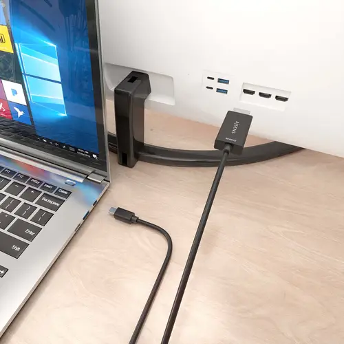 Cable conversor MINI DP a HDMI 4K@60Hz, MINI DP/M-HDMI/M, Negro, 1.0m - Imagen 4