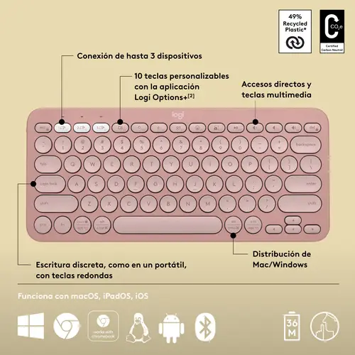 Pebble Keys 2 K380s - Imagen 11