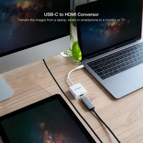CONVERSOR USB-C A HDMI 4K, 15 CM - Imagen 4