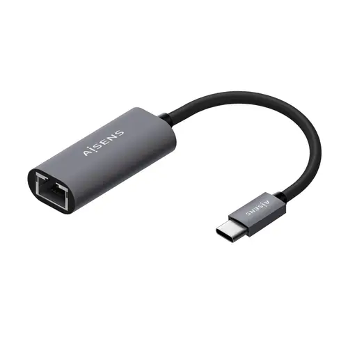 Conversor USB3.1 Gen1 USB-C A Ethernet Gigabit 10/100/1000 Mbps, Gris, 15cm - Imagen 1