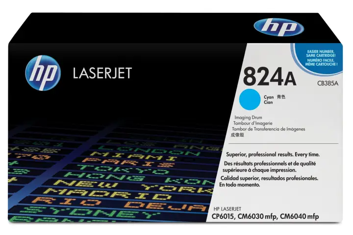 Tambor de imágenes LaserJet 824A cian