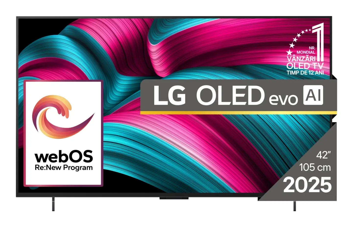 OLED evo AI OLED42C51LA Televisor 106,7 cm (42") 4K Ultra HD Smart TV Wifi Negro