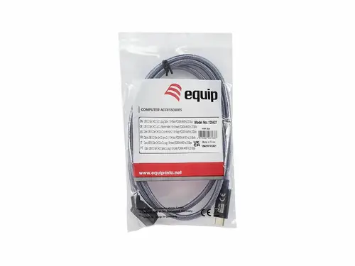 128421 Cable USB 3.2 Gen 2x2 C a conector C U, 1,0m, negro, M/M, PD240W, 4K/60Hz, 20Gbps - Imagen 8