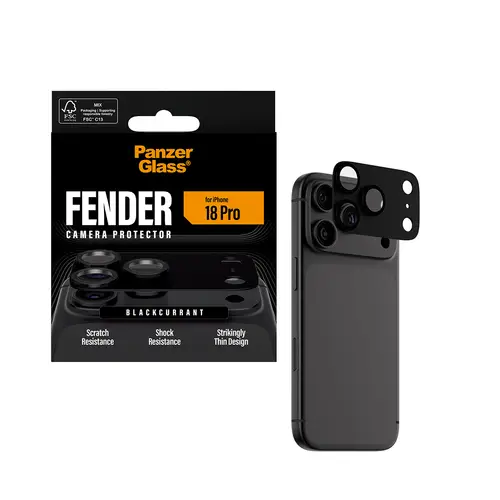 ® Fender Camera Lens Protector Blackcurrant iPhone 18 Pro Protector de pantalla 1 pieza(s) - Imagen 5