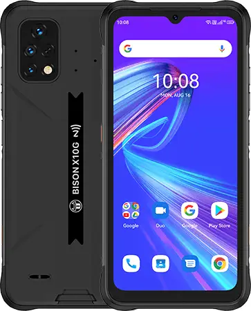 Bison X10G 16,6 cm (6.53") Ranura híbrida Dual SIM Android 11 4G USB Tipo C 4 GB 64 GB 6150 mAh Negro