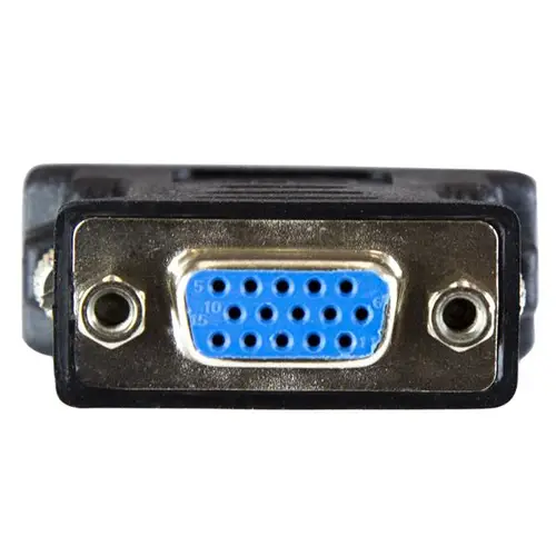 Adaptador Conversor DVI-I a VGA - DVI-I Macho - HD15 Hembra - Negro - Imagen 4