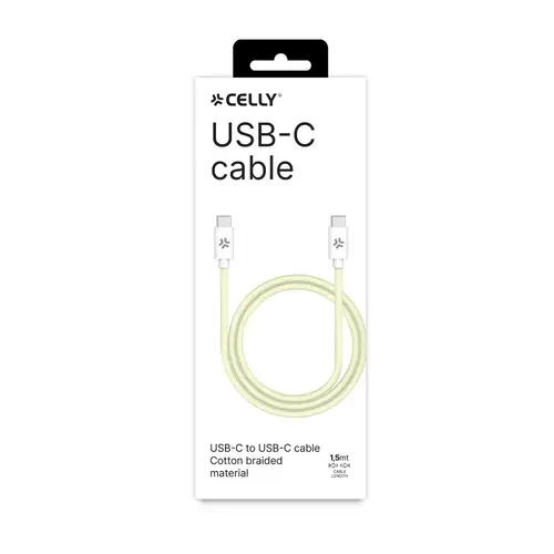 USBCUSBCCOTTYL cable USB 1,5 m USB C Blanco, Amarillo - Imagen 3
