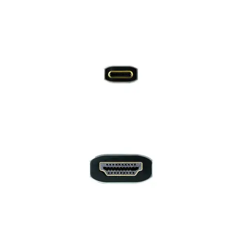 Cable Conversor USB-C a HDMI 2.1 8K@60HZ 1.8m, Negro - Imagen 3