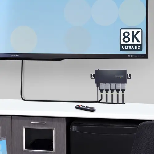 Switch Conmutador HDMI de 4 Puertos de 8K a 60Hz - Switch Selector HDMI 2.1 de 4K a 120Hz HDR10+ UHD - 4 Puertos de Entrada y 1 de Salida - Automático y Manual - Imagen 7