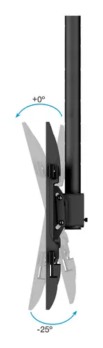 Soporte de Techo para Pantallas 43"-86", Negro - Imagen 5
