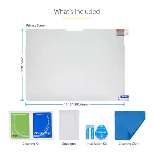 Filtro de Privacidad Táctil de 4 Vías para Orientación Horizontal/Vertical +/-30&deg  Anti Luz Azul (51%) Antirreflejo para Surface Pro 8/9/X de 13 Pulgadas - Imagen 13
