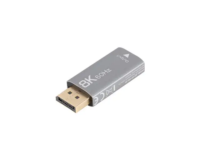 AD-DP-HD-03 adaptador de cable de vídeo 0 m DisplayPort HDMI Plata