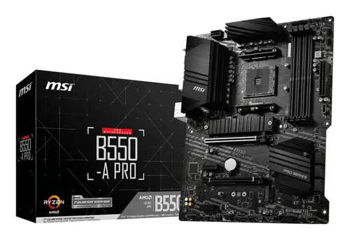 B550-A PRO placa base AMD B550 Zócalo AM4 ATX - Imagen 1