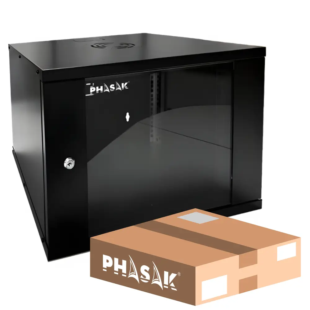 Mural Rack 19" 7U 530x400 desmontado - Flat Pack - PHO 2007D
