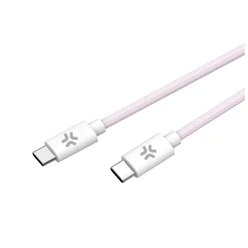 USBCUSBCCOTTPK cable USB 1,5 m USB C Rosa, Blanco - Imagen 2