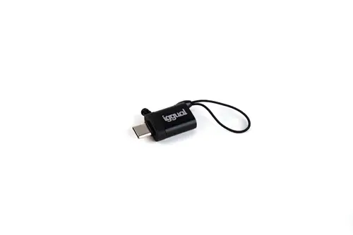 Adaptador USB OTG tipo c a USB-A 3.1 negro - Imagen 2