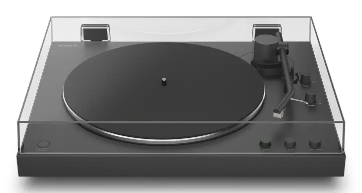 PS-LX3BT Tocadiscos de tracción por correa Negro Automático