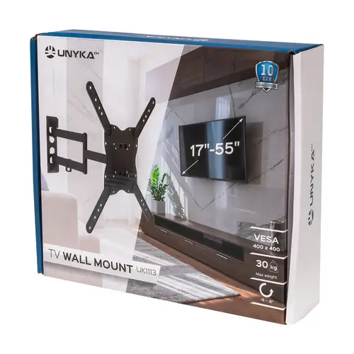 Soporte De Pared Universal Inclinable Y Giratorio UK1113 17?-55? TV / Monitores - Imagen 9