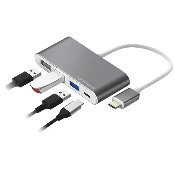 Hub Logan USB-C 4 en 1